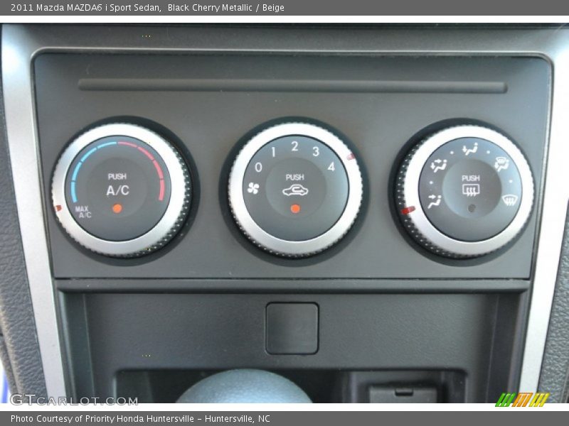 Black Cherry Metallic / Beige 2011 Mazda MAZDA6 i Sport Sedan