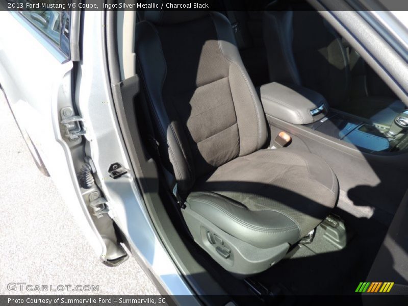 Ingot Silver Metallic / Charcoal Black 2013 Ford Mustang V6 Coupe