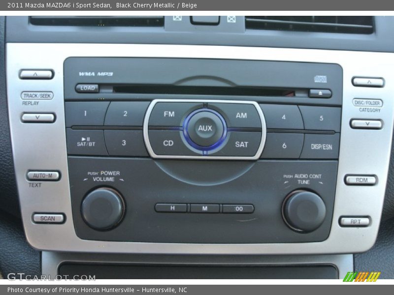 Black Cherry Metallic / Beige 2011 Mazda MAZDA6 i Sport Sedan