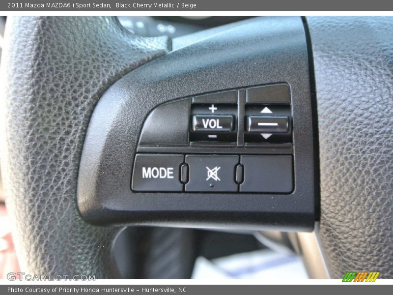 Black Cherry Metallic / Beige 2011 Mazda MAZDA6 i Sport Sedan