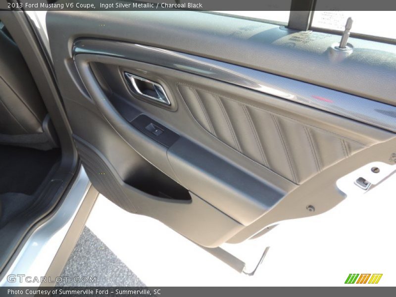 Ingot Silver Metallic / Charcoal Black 2013 Ford Mustang V6 Coupe