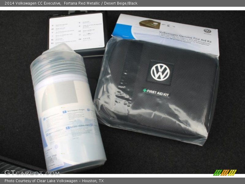 Fortana Red Metallic / Desert Beige/Black 2014 Volkswagen CC Executive