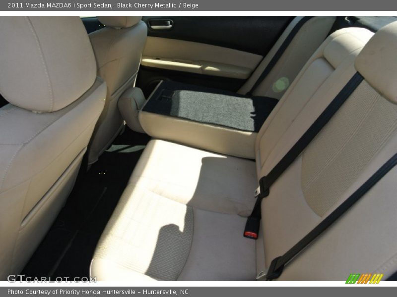 Black Cherry Metallic / Beige 2011 Mazda MAZDA6 i Sport Sedan