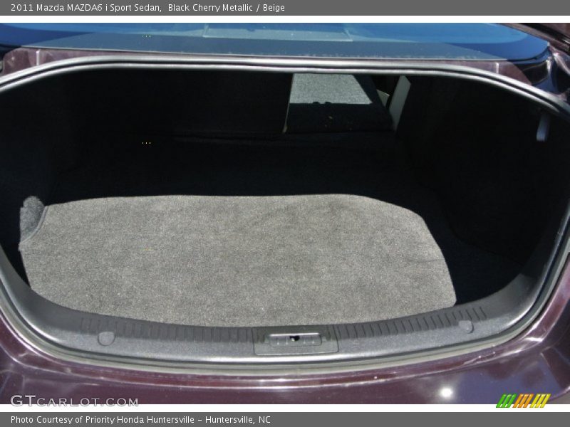 Black Cherry Metallic / Beige 2011 Mazda MAZDA6 i Sport Sedan