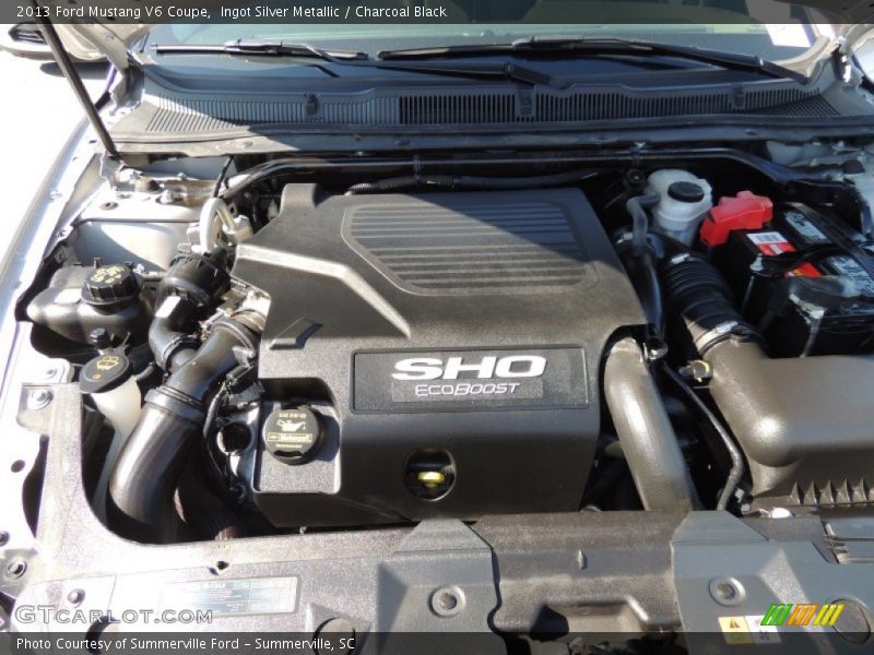 Ingot Silver Metallic / Charcoal Black 2013 Ford Mustang V6 Coupe