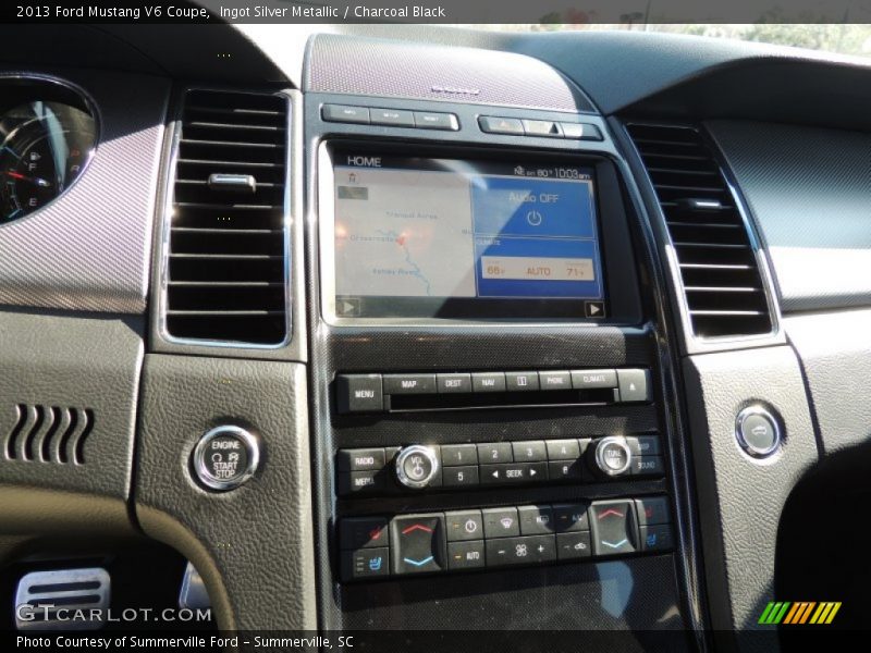 Ingot Silver Metallic / Charcoal Black 2013 Ford Mustang V6 Coupe