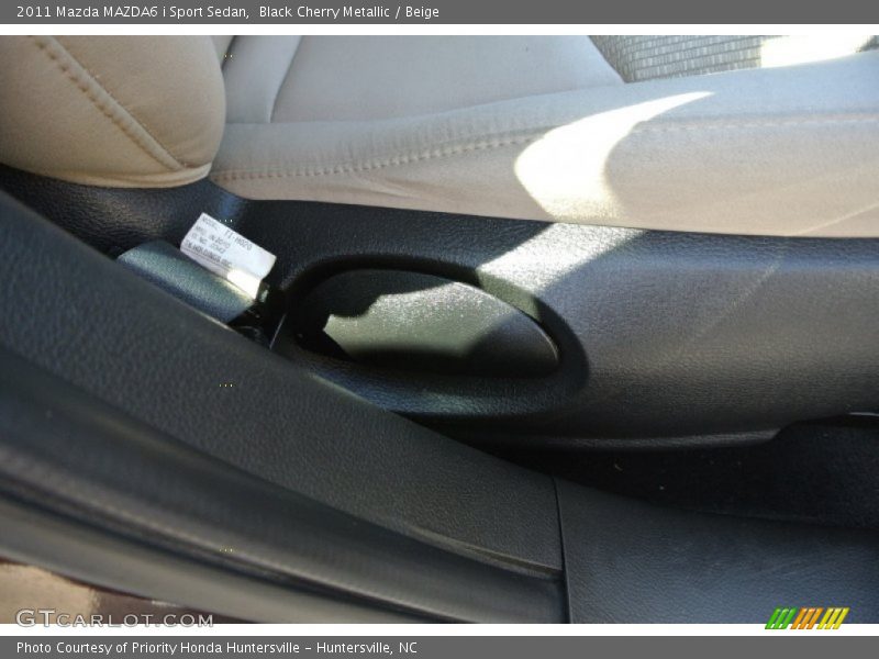 Black Cherry Metallic / Beige 2011 Mazda MAZDA6 i Sport Sedan