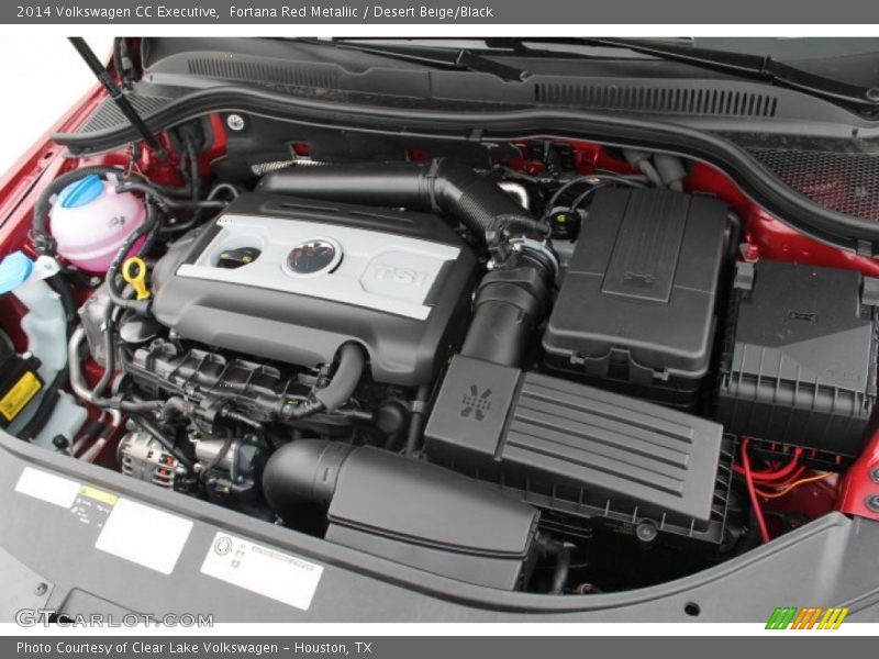 Fortana Red Metallic / Desert Beige/Black 2014 Volkswagen CC Executive