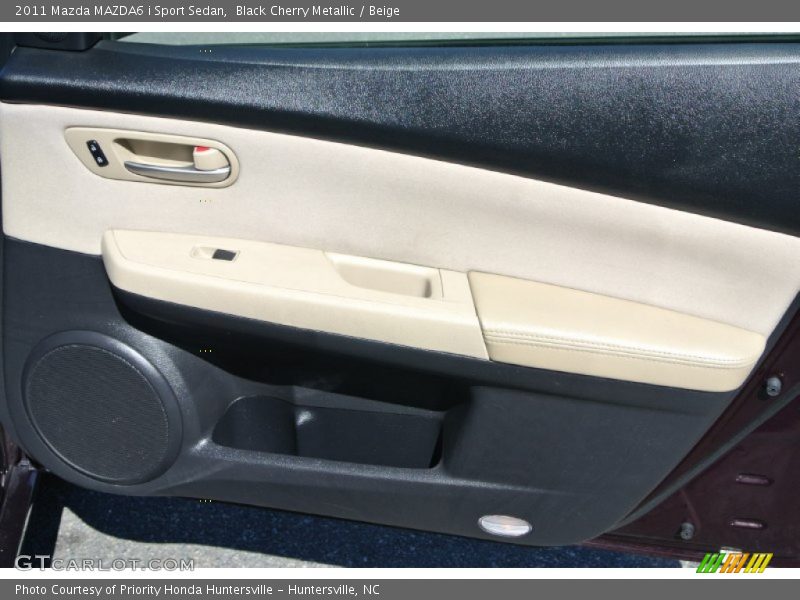 Black Cherry Metallic / Beige 2011 Mazda MAZDA6 i Sport Sedan