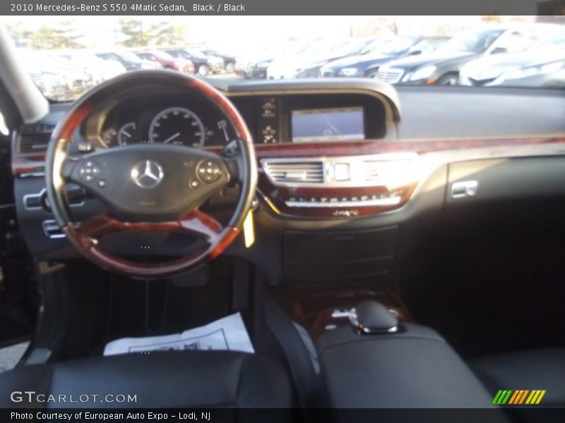 Black / Black 2010 Mercedes-Benz S 550 4Matic Sedan