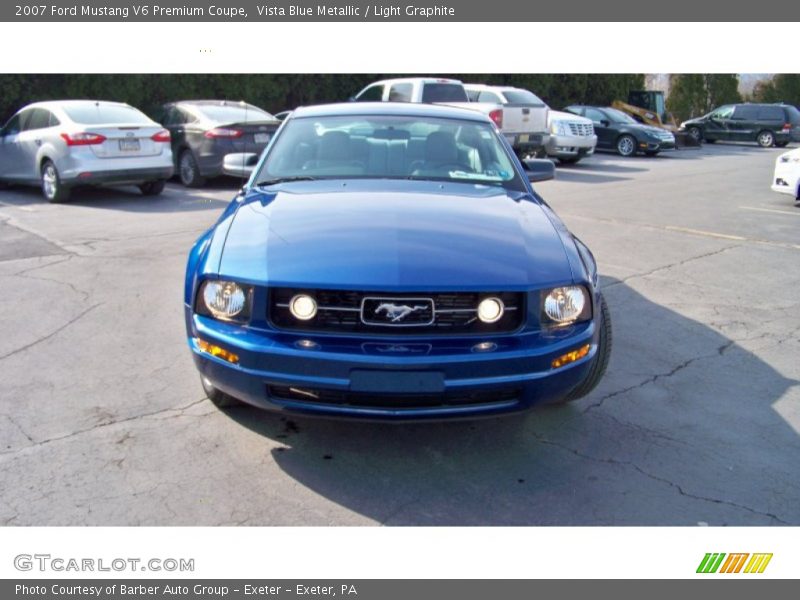Vista Blue Metallic / Light Graphite 2007 Ford Mustang V6 Premium Coupe