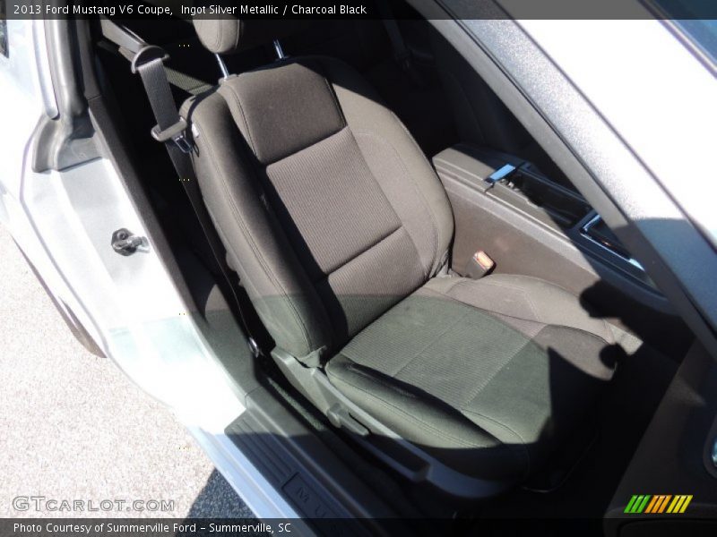 Ingot Silver Metallic / Charcoal Black 2013 Ford Mustang V6 Coupe