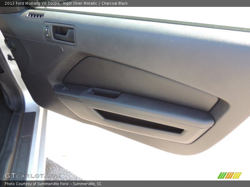 Ingot Silver Metallic / Charcoal Black 2013 Ford Mustang V6 Coupe