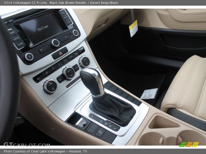 Black Oak Brown Metallic / Desert Beige/Black 2014 Volkswagen CC R-Line