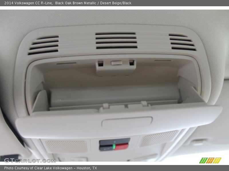 Black Oak Brown Metallic / Desert Beige/Black 2014 Volkswagen CC R-Line