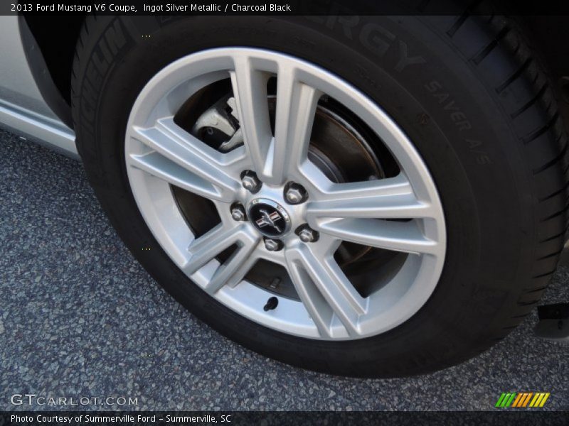 Ingot Silver Metallic / Charcoal Black 2013 Ford Mustang V6 Coupe