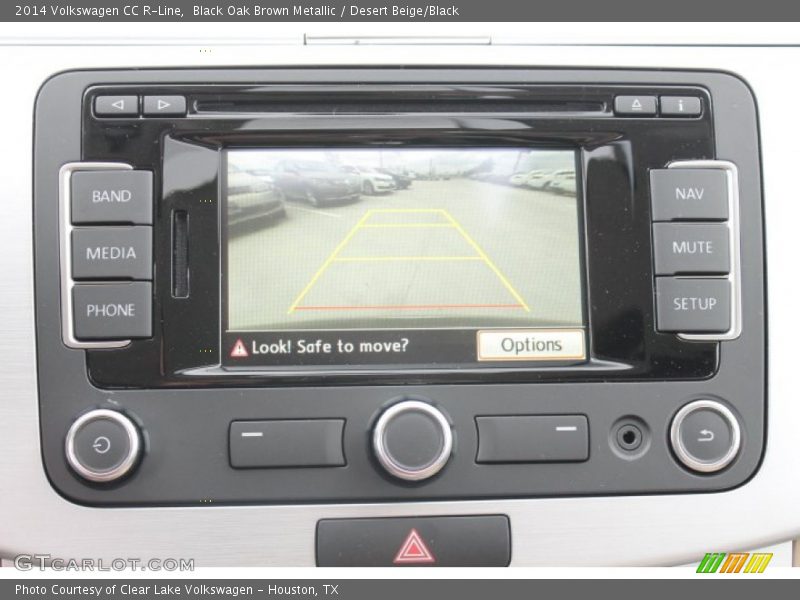 Black Oak Brown Metallic / Desert Beige/Black 2014 Volkswagen CC R-Line