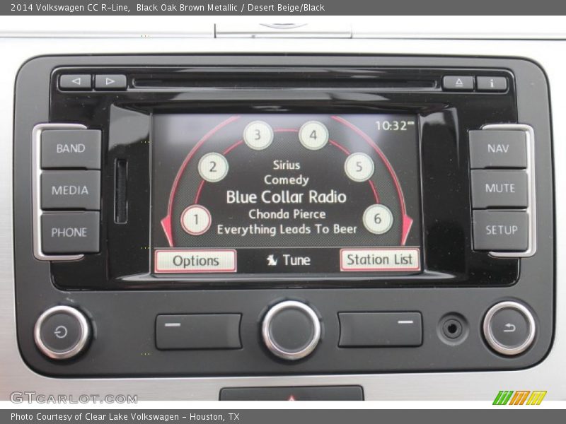 Black Oak Brown Metallic / Desert Beige/Black 2014 Volkswagen CC R-Line