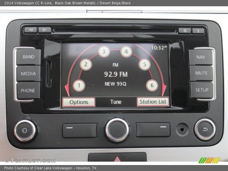 Black Oak Brown Metallic / Desert Beige/Black 2014 Volkswagen CC R-Line