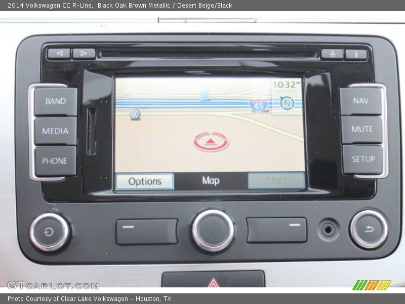 Black Oak Brown Metallic / Desert Beige/Black 2014 Volkswagen CC R-Line