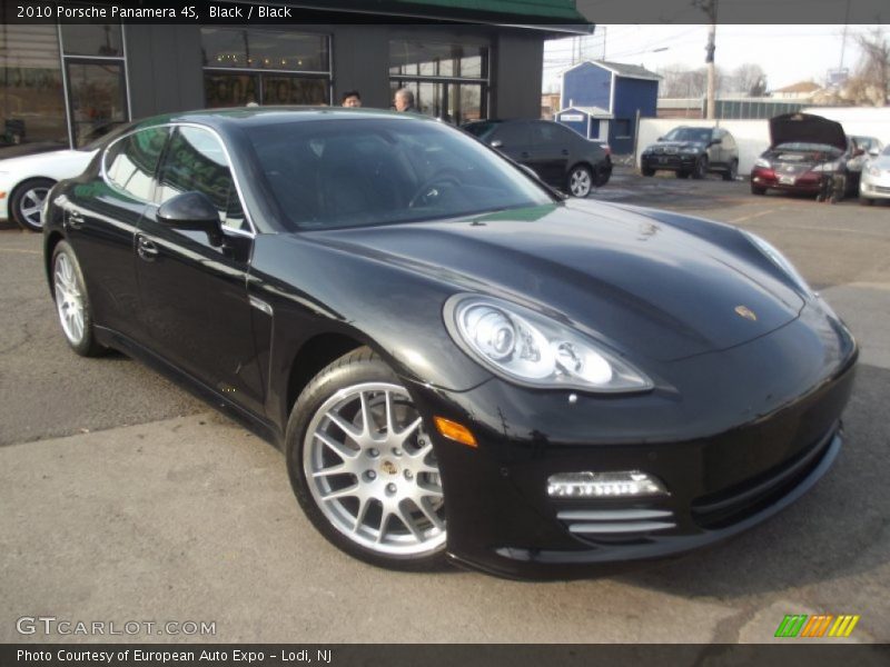 Front 3/4 View of 2010 Panamera 4S
