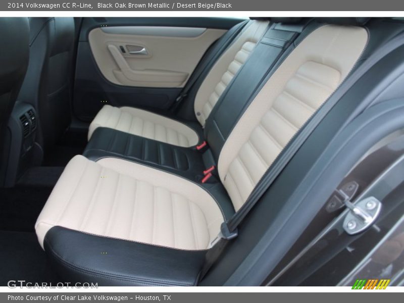 Black Oak Brown Metallic / Desert Beige/Black 2014 Volkswagen CC R-Line