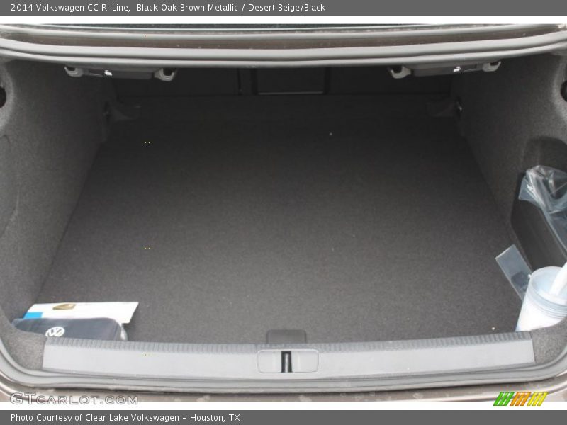 Black Oak Brown Metallic / Desert Beige/Black 2014 Volkswagen CC R-Line