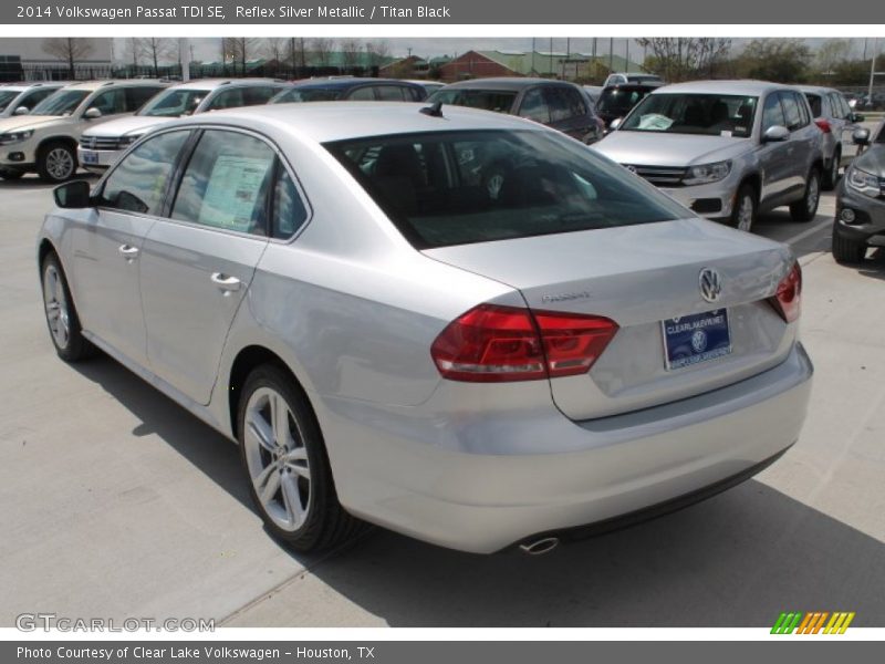 Reflex Silver Metallic / Titan Black 2014 Volkswagen Passat TDI SE