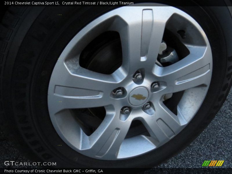 Crystal Red Tintcoat / Black/Light Titanium 2014 Chevrolet Captiva Sport LS
