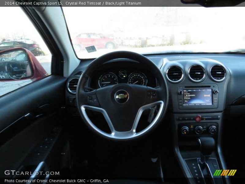 Crystal Red Tintcoat / Black/Light Titanium 2014 Chevrolet Captiva Sport LS