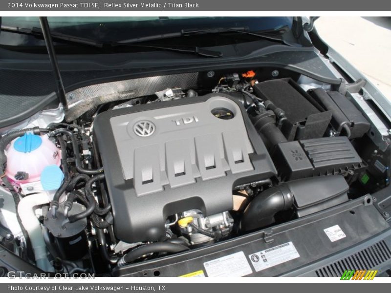 Reflex Silver Metallic / Titan Black 2014 Volkswagen Passat TDI SE
