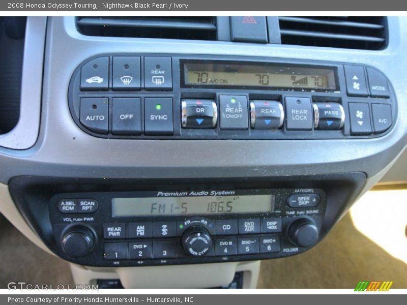 Nighthawk Black Pearl / Ivory 2008 Honda Odyssey Touring