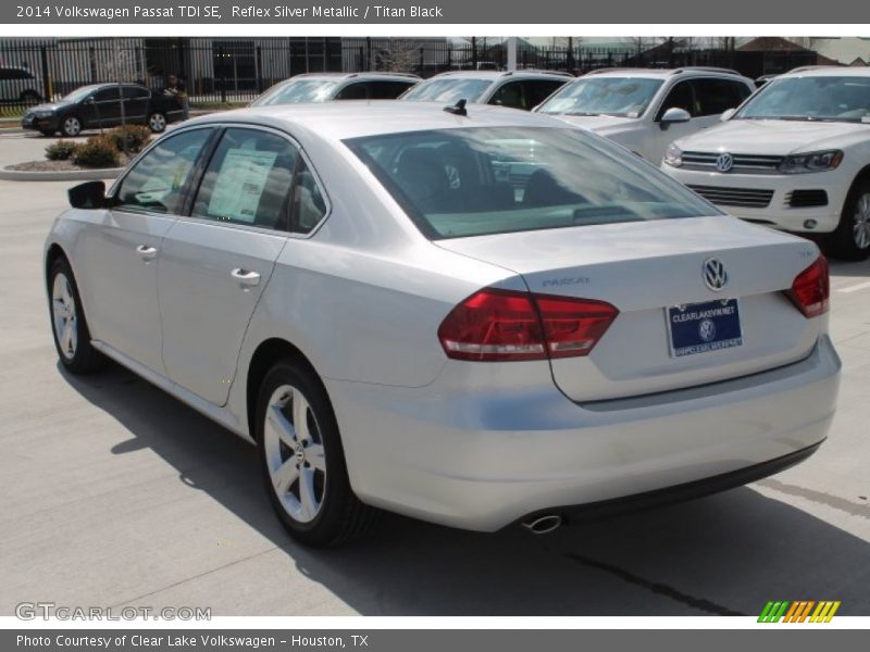 Reflex Silver Metallic / Titan Black 2014 Volkswagen Passat TDI SE