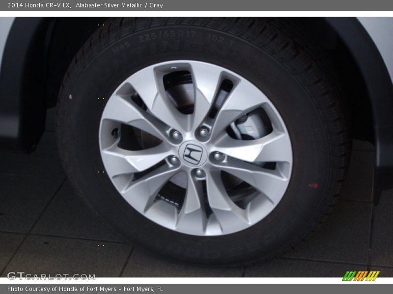 Alabaster Silver Metallic / Gray 2014 Honda CR-V LX