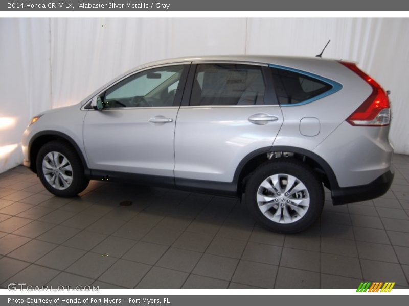 Alabaster Silver Metallic / Gray 2014 Honda CR-V LX