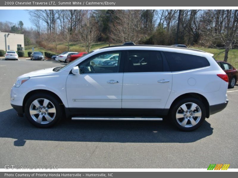 Summit White / Cashmere/Ebony 2009 Chevrolet Traverse LTZ