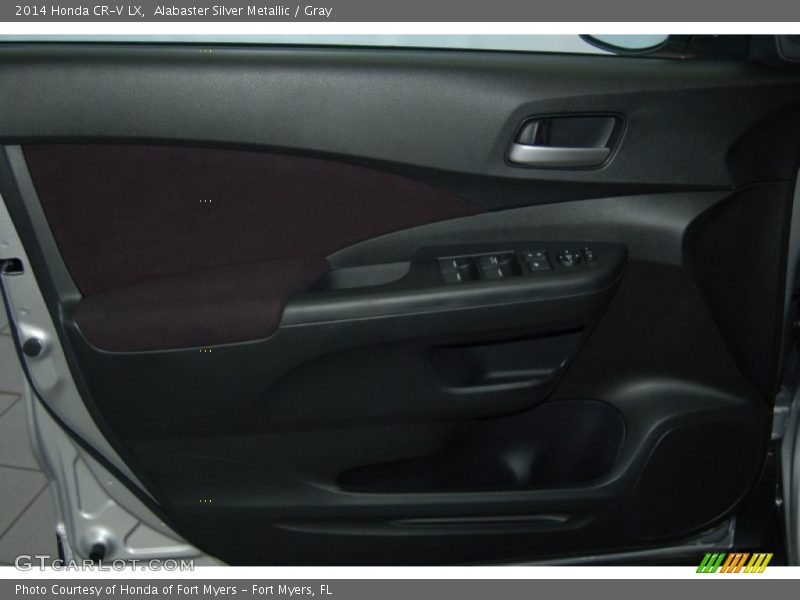 Alabaster Silver Metallic / Gray 2014 Honda CR-V LX
