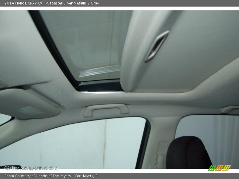 Alabaster Silver Metallic / Gray 2014 Honda CR-V LX