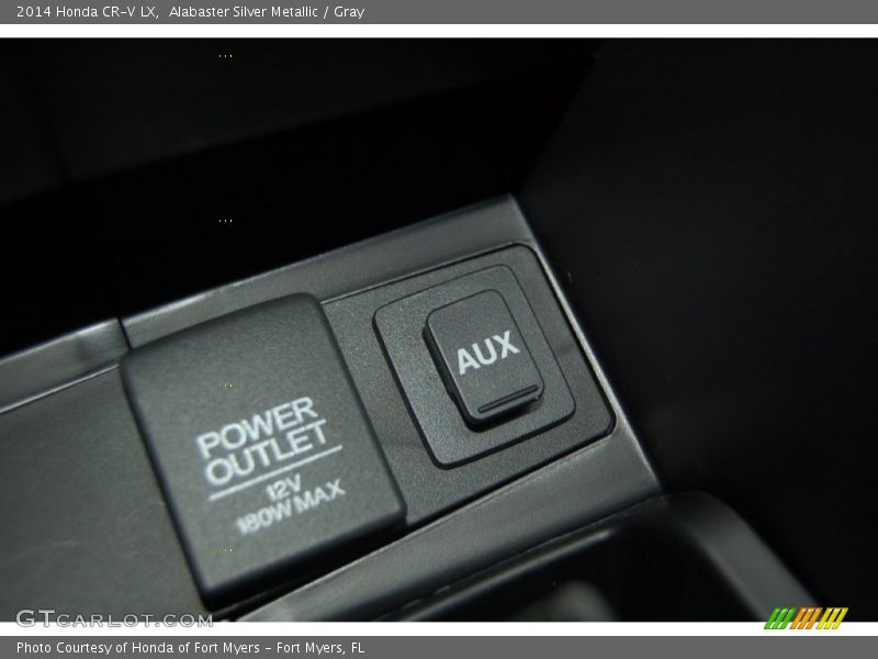 Alabaster Silver Metallic / Gray 2014 Honda CR-V LX