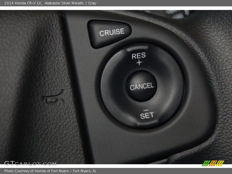 Alabaster Silver Metallic / Gray 2014 Honda CR-V LX
