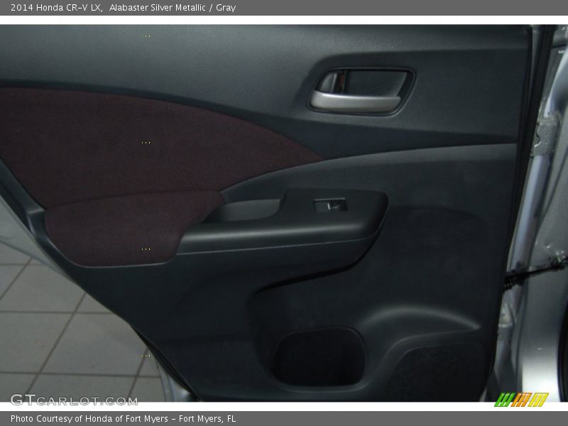 Alabaster Silver Metallic / Gray 2014 Honda CR-V LX