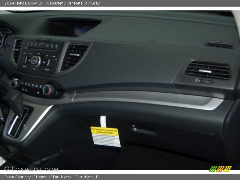 Alabaster Silver Metallic / Gray 2014 Honda CR-V LX