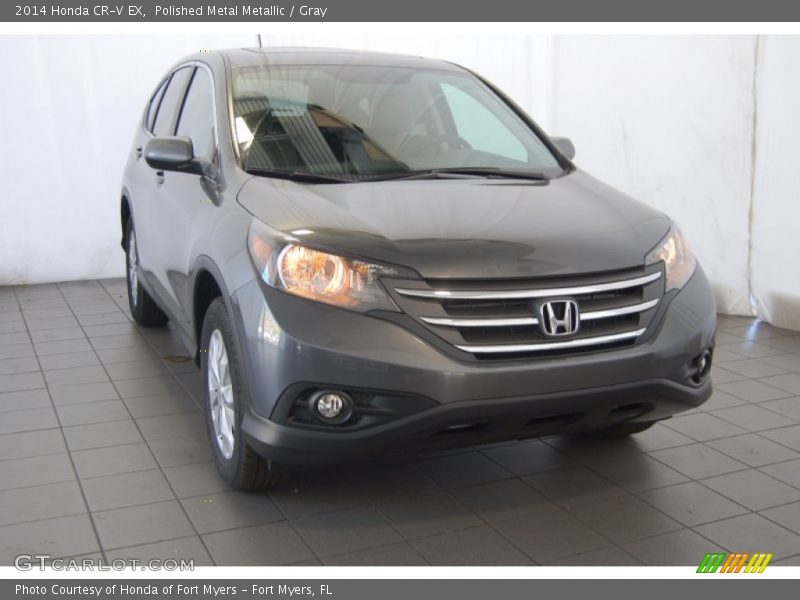 Polished Metal Metallic / Gray 2014 Honda CR-V EX