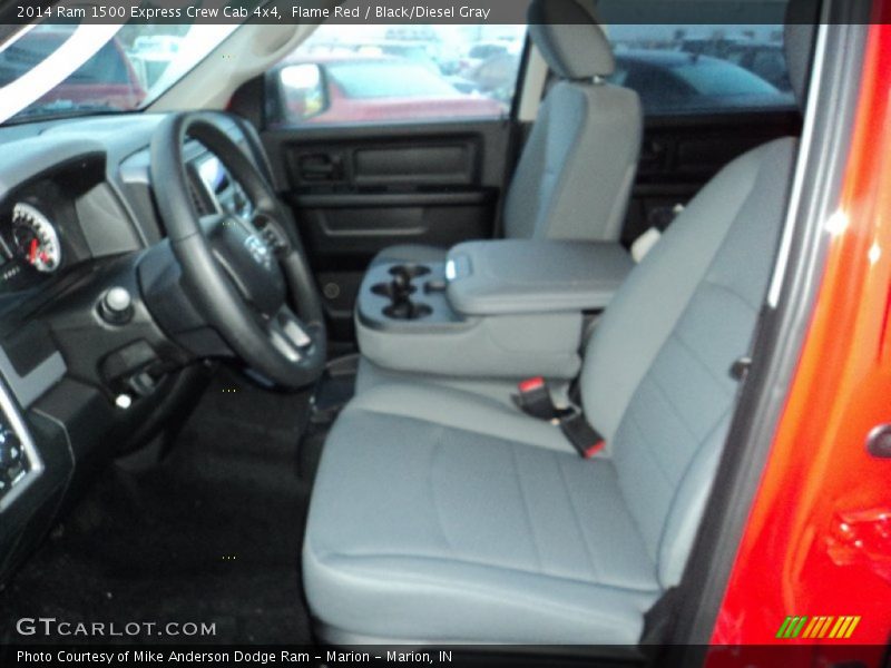 Flame Red / Black/Diesel Gray 2014 Ram 1500 Express Crew Cab 4x4