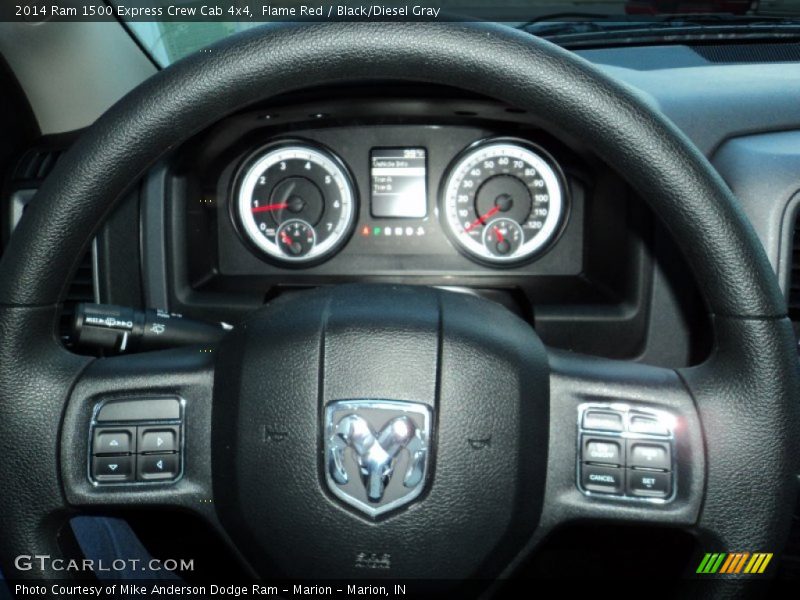 Flame Red / Black/Diesel Gray 2014 Ram 1500 Express Crew Cab 4x4