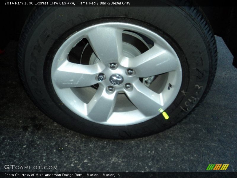 Flame Red / Black/Diesel Gray 2014 Ram 1500 Express Crew Cab 4x4