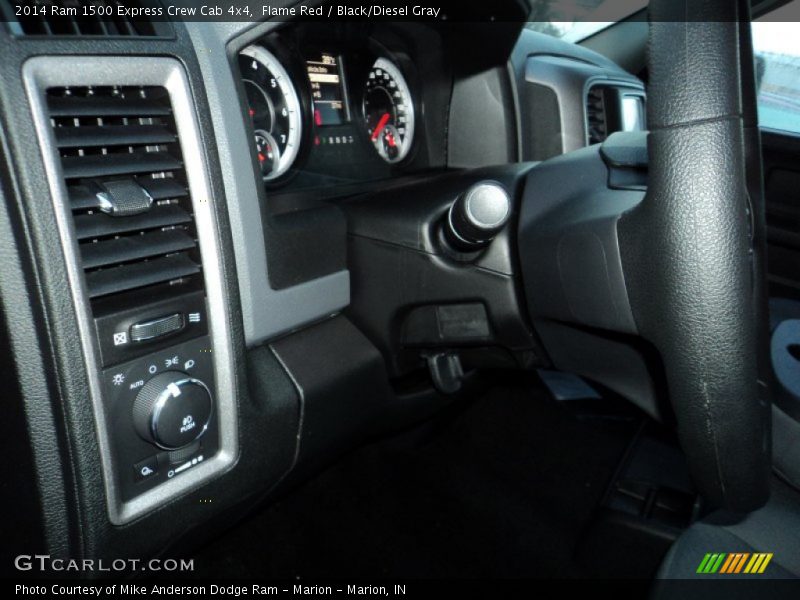 Flame Red / Black/Diesel Gray 2014 Ram 1500 Express Crew Cab 4x4