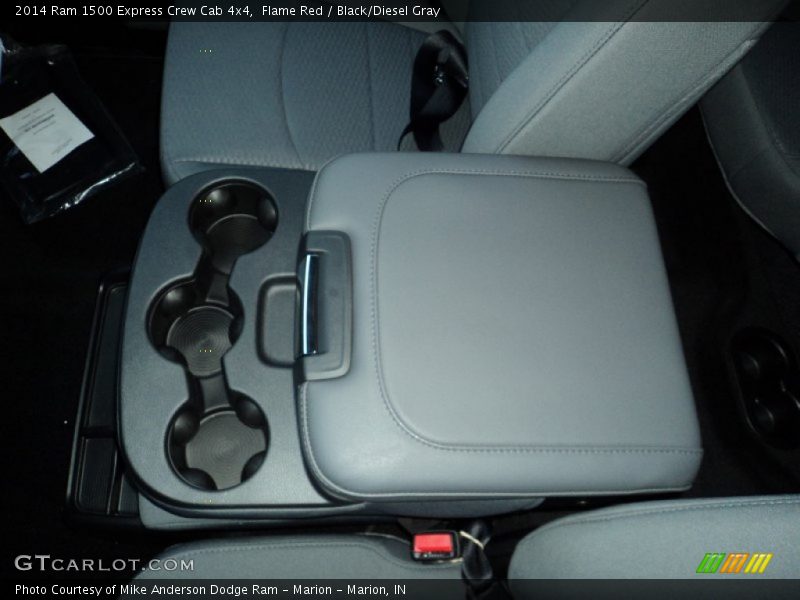 Flame Red / Black/Diesel Gray 2014 Ram 1500 Express Crew Cab 4x4