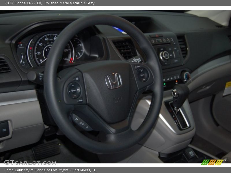 Polished Metal Metallic / Gray 2014 Honda CR-V EX