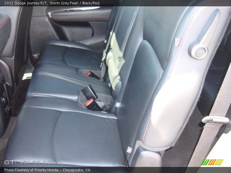 Storm Grey Pearl / Black/Red 2012 Dodge Journey R/T